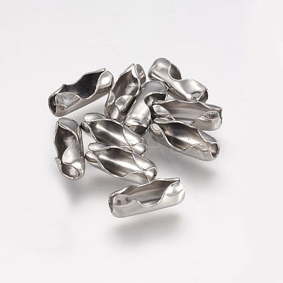 Non-Tarnish 304 Stainless Steel Ball Chain Connectors STAS-F242-04C-P-1