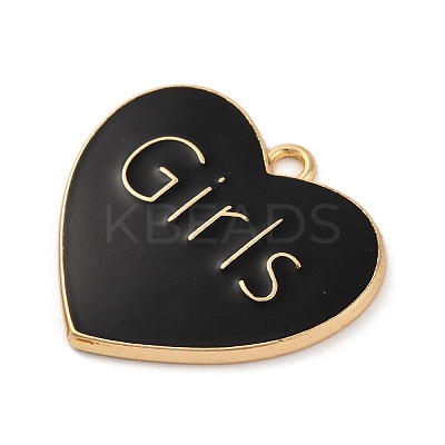 Alloy Enamel Pendants LS-ENAM-M009-02B-02G-1