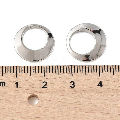 SHEGRACE Brass Flat Round Charms XGR0119P-108P-1