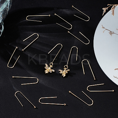 16Pcs Brass Hooks KK-BBC0008-10-1