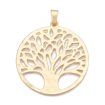 Plating Alloy Big Pendants PALLOY-T090-14G-1