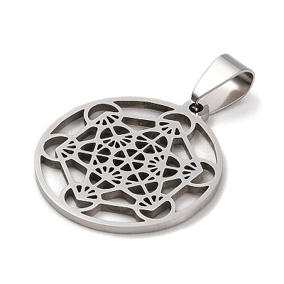 Non-Tarnish 201 Stainless Steel Pendants STAS-E200-06P-1