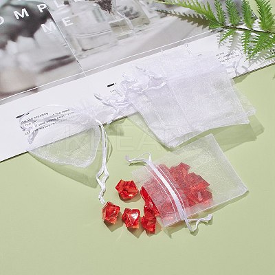 Organza Gift Bags with Drawstring X-OP-R016-7x9cm-04-1