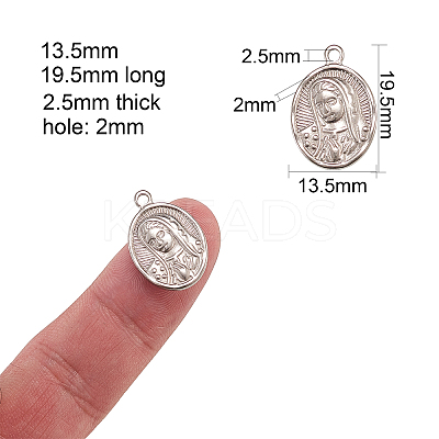 304 Stainless Steel Pendants STAS-CJ0003-02-1