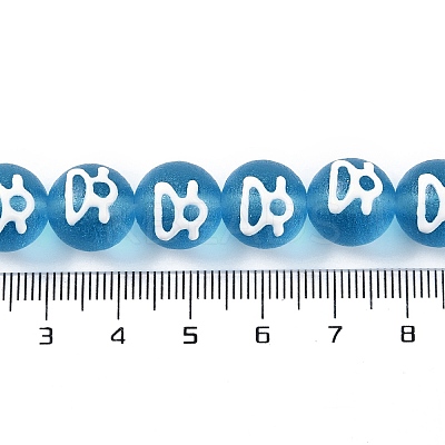 Handmade Lampwork Beads GLAA-B021-07B-02-1