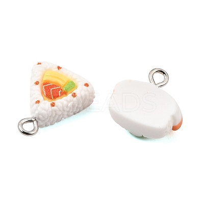 Sushi Opaque Resin Pendants RE-CBA814E-03-1