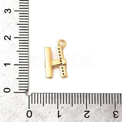 26Pcs Brass Micro Pave Clear Cubic Zirconia Charms KK-C117-12G-1