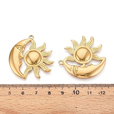 304 Stainless Steel Pendants STAS-T065-09G-1