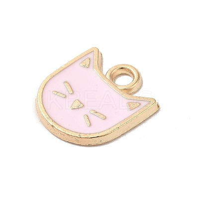 Rack Plating Alloy Enamel Charms ENAM-P254-03KCG-04-1