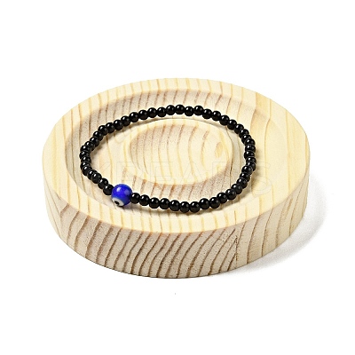 Pine Wooden Bangle Bracelet Finger Ring Diplay Holder Tray LS-BDIS-D002-01A-1