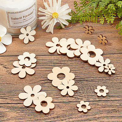 Wooden Cabochons WOOD-O004-03-1