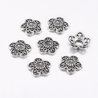 Tibetan Style Alloy Bead Caps LS-LF10597Y-NF-1