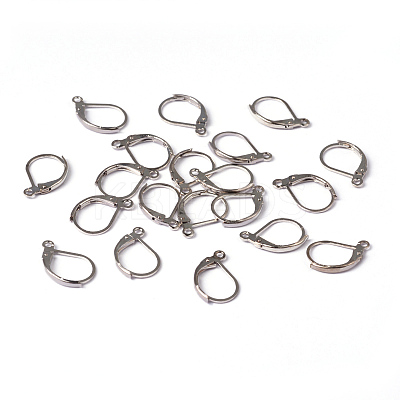 Brass Leverback Earring Findings EC223-1
