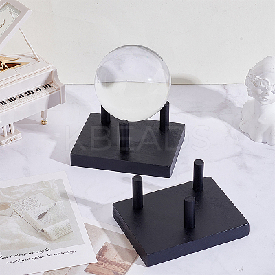 2 Boxs Pine Wood Raw Mineral Display Holder ODIS-UN0001-14A-1