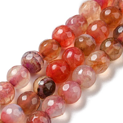 Natural Agate Beads Strands G-C082-A01-21-1