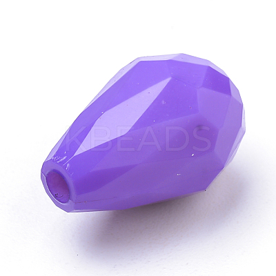 Opaque Acrylic Beads SACR-Q190-35-1