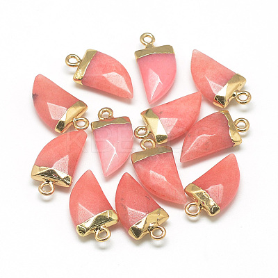 Natural White Jade Pointed Pendants X-G-Q966-05-1
