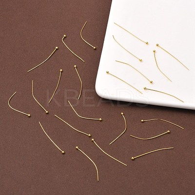 Brass Ball Head Pins KK-R020-07G-1
