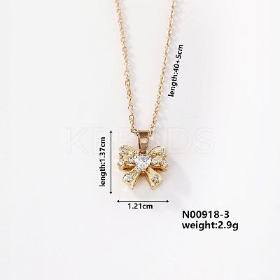 Fashionable and Elegant Butterfly Brass Rhinestone Pendant Necklaces QH8732-2-1