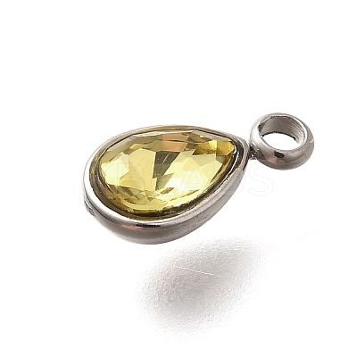 304 Stainless Steel Pendants STAS-Q346-04P-06-1