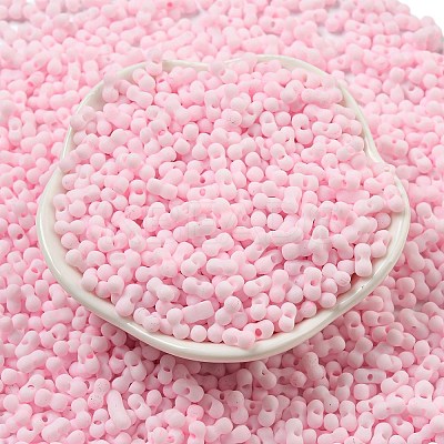 Macaron Color Opaque Frosted Glass Seed Beads SEED-K009-12B-09-1