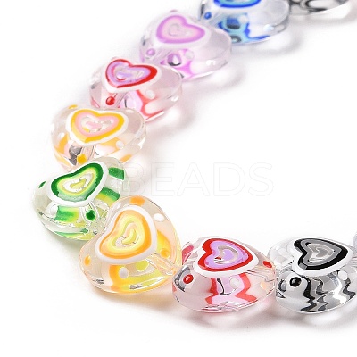 Handmade Lampwork Beads Strands LAMP-E033-04H-1