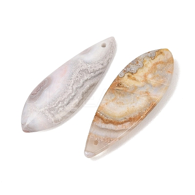 Natural Mexican Agate Pendants G-K381-16A-1