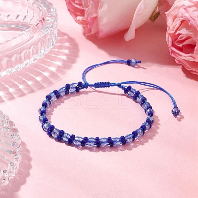 Baking Paint Glass Seed Beaded Bracelets BJEW-MZ00155-03-1