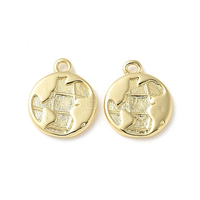 Brass Pendants KK-P290-40G-1