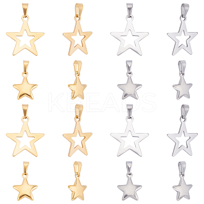 304 Stainless Steel Pendants STAS-UN0013-05-1