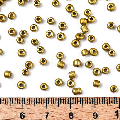 12/0 Baking Paint Glass Round Seed Beads SEED-S036-01A-06-1