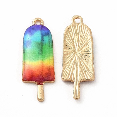 Printed Alloy Pendants PALLOY-H127-04G-03-1