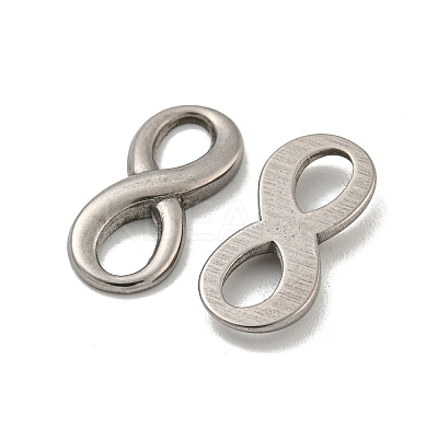 Non-Tarnish 304 Stainless Steel Connector Charms STAS-O004-02P-1