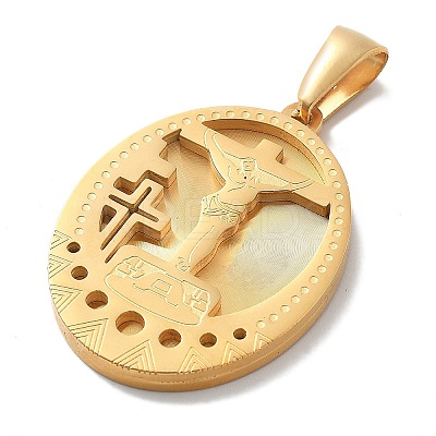 Easter Ion Plating(IP) 304 Stainless Steel Pendants STAS-Z098-33G-1