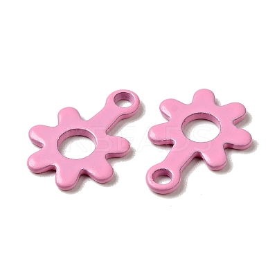 Spray Painted 201 Stainless Steel Charms STAS-G304-22-1