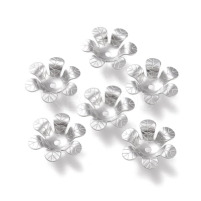Non-Tarnish 304 Stainless Steel Bead Caps LS-STAS-K194-16P-1