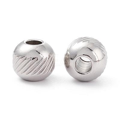 Tarnish Resistant 201 Stainless Steel Beads STAS-G133-02P-1