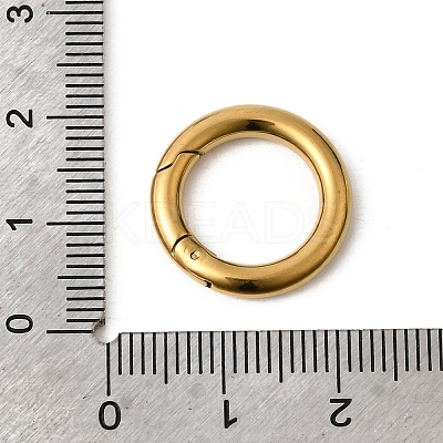 304 Stainless Steel Spring Gate Rings STAS-B128-05G-03-1