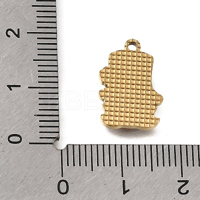 304 Stainless Steel Enamel Pendants SA-CBAA2E4-15G-1