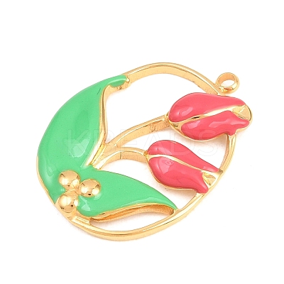 304 Stainless Steel Enamel Pendants STAS-G388-02G-02-1