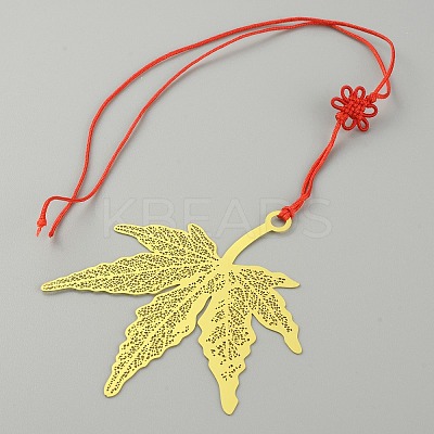 Brass Bookmarks AJEW-WH0322-02B-G-1