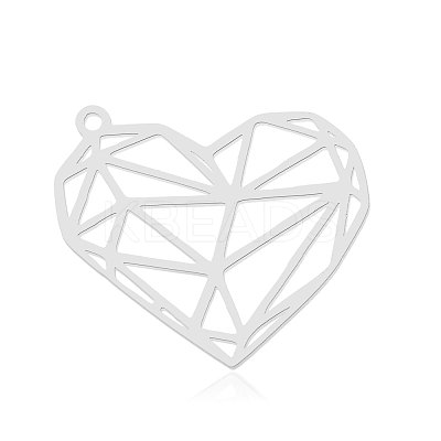 Non-Tarnish 201 Stainless Steel Pendants STAS-N090-LA872-1-1