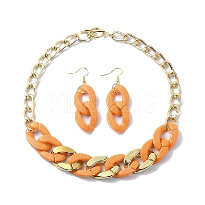 Acrylic Chains Jewelry Set SJEW-JS01288-02-1