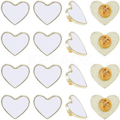 20 Boxs Sublimation Blank Brooch Pins FIND-SP0004-09C-1