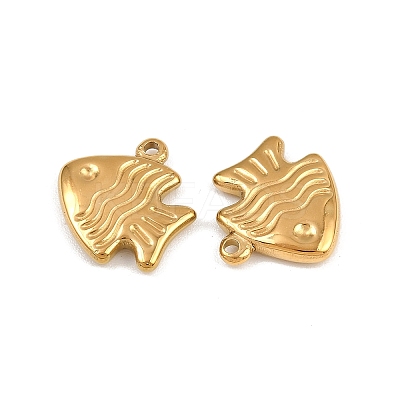 304 Stainless Steel Charms STAS-G357-06G-02-1