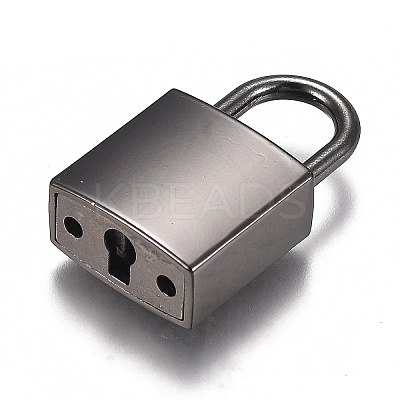 Rectangle Alloy Padlock Mini Lock with Key LS-PALLOY-H191-02EB-1