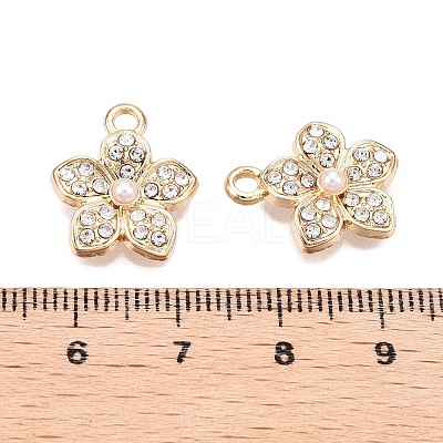 Rack Plating Alloy Pave Rhinestone Pendants FIND-N005-15A-1