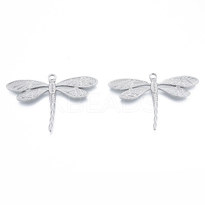 Non-Tarnish 304 Stainless Steel Pendant Rhinestone Settings STAS-N098-196P-1