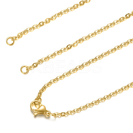 304 Stainless Steel Cable Chain Necklace Making LS-STAS-T040-PJ208-2-54-1