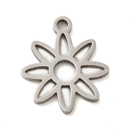Non-Tarnish 304 Stainless Steel Charms STAS-S123-01P-10-1